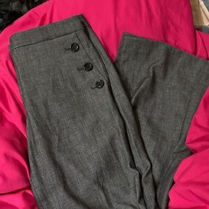 Ann Taylor Charcoal Flare Pants